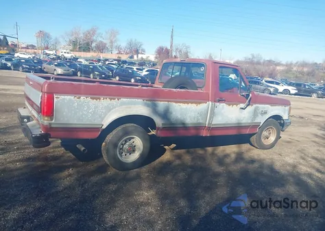 1991 Ford F150 из США, поврежденный, VIN 1FTDF15Y1MNA10131